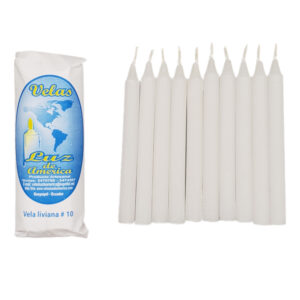 Vela liviana x10 unidades