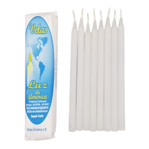 Vela liviana x 8 unidades
