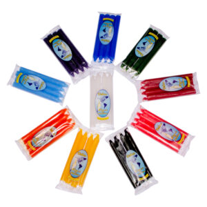 Velas de colores x4 unidades