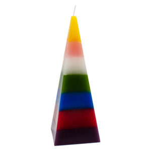 piramide grande  de 4 lados 7 colores