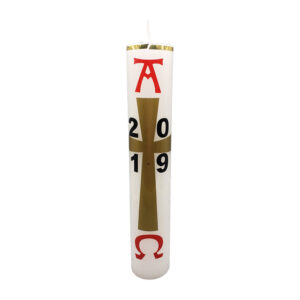 Cirio Pascualito 25x4.5 cm con sticker