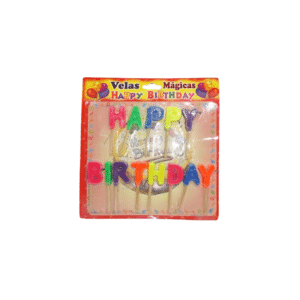 Vela Letras Happy Birthaday