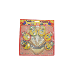 Velas Carita Feliz x unidad