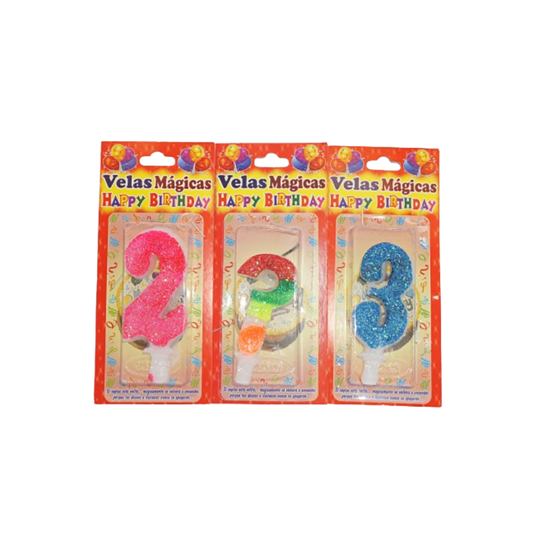 Velas de Cumpleaños Variadas