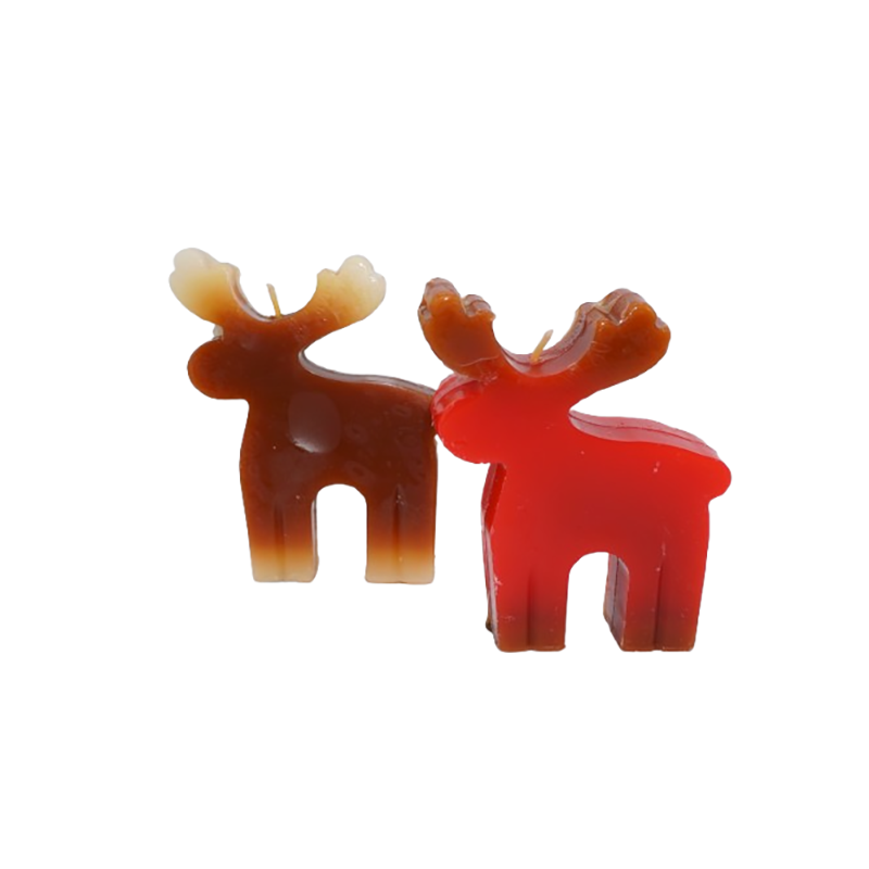 Velón Perfumado Ciervo Navideño 6.3x5.3 cm